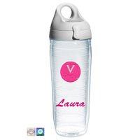 University of Virginia Personalized Neon Pink Water Bottle