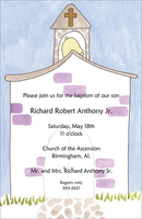 Church Wedding Rehearsal Invitations