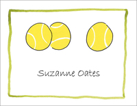 Tennis Anyone? Foldover Note Cards