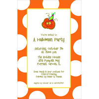 Halloween Pumpkin Invitations