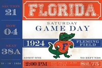 University of Florida Game Day Paper Placemats