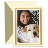 Classic Cable Border Photo Cards