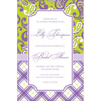 Preppy Lilac Invitations
