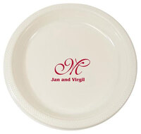 Virgil Monogram with Text Plastic Plates