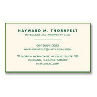 Engraved Business Cards on Boardstock