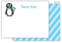 Winter Penguin Flat Note Cards