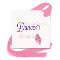 Prima Ballerina Gift Tags with Attached Ribbon