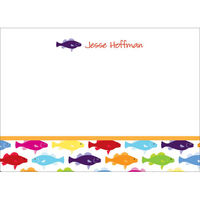 Rainbow Fish Flat Note Cards