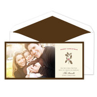 Brown Rule Merry Holiday Cards