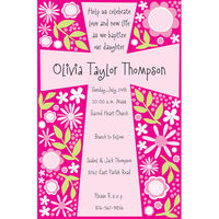 Girl Cross Invitations