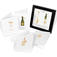 Cheers Glitter Note Card Set