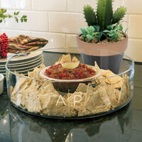 Deep Etched Monogrammed Chip-n-Dip Bowl