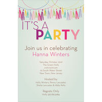 It's A Party Birthday Invitations