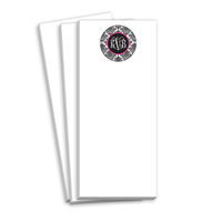Black and Pink Monogram Skinnie Notepads