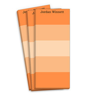 Orange Multi Striped Skinnie Notepads