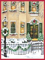 Christmas Townhouse Holiday Cards