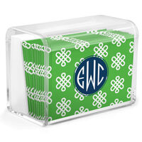 Clementine Folded Note Cards in Acrylic Holder