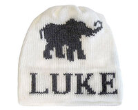 Personalized Elephant Knit Hat
