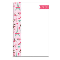 Pink Paris Chic Notepads