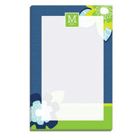 Blue Modern Blooms Notepads