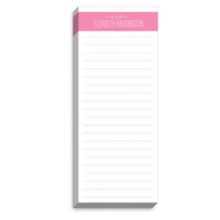 Pink Morgan Stripe Tall Notes- REFILL ONLY