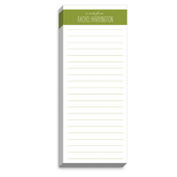 Green Morgan Stripe Tall Notes- REFILL ONLY