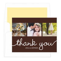 Chocolate Union Thank You Note Cards