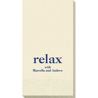 Big Word Relax Guest Towels