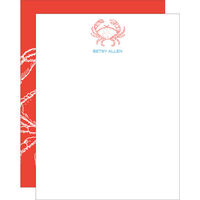 Crab Flat Note Cards