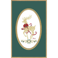 Ornate Deer Tapestry Holiday Cards