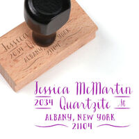 Martin Wood Handle Rubber Stamp