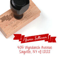 Sullivan Wood Handle Rubber Stamp