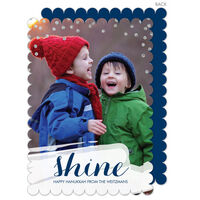 Confetti Shine Photo Cards