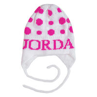 Personalized Polka Dots Knit Hat with Earflaps