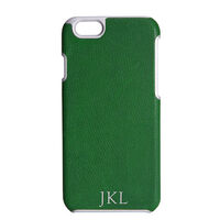 Green Leather iPhone 6/6s Hard Case