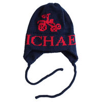 Tricycle Knit Hat with Earflaps