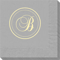 Double Circle with Initial Napkins