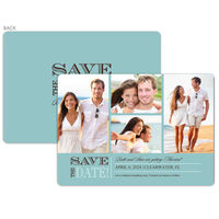Lagoon Devoted Dreams Photo Save the Date Cards