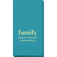 Big Word Family Guest Towels