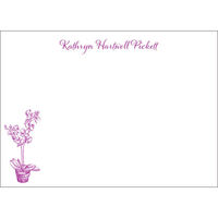 Orchid Flat Note Cards