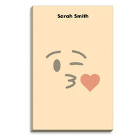 Emoji Yellow Kisses Face Notepads