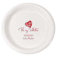 Muti Heart Valentine Plastic Plates