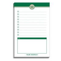 Green Check List Notepads
