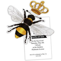 Queen Bee Die-cut Invitations
