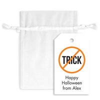 Trick or Treat Hanging Gift Tags with Organza Bags