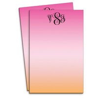 Pink Sunset Ombre Notepad