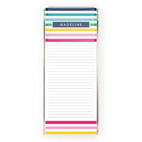 Happy Stripe Memo Sheets with Acrylic Holder