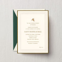 Pearlescent Frame Holiday Party Invitation