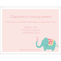 Baby Elephant Invitations