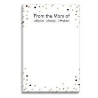 Brown Confetti Mommy Notepads